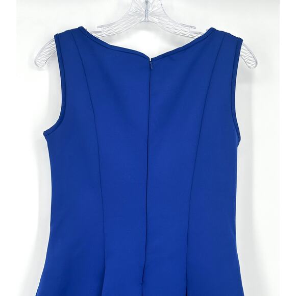 American Living Royal Blue Sleeveless Knit Dress Size 6 Fit & Flare Knee Length - Picture 5 of 13
